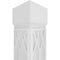 Ekena Millwork Craftsman Classic Square Non-Tapered Riviera Fretwork Column w/ Standard Capital & Standard Base CC1008ENRIVCSCS - alternate 5
